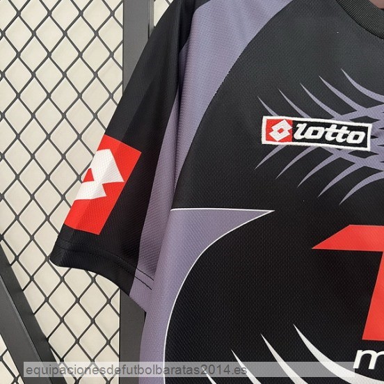 Nuevo Portero Camiseta Juventus Retro 2001 2002 Negro Baratas